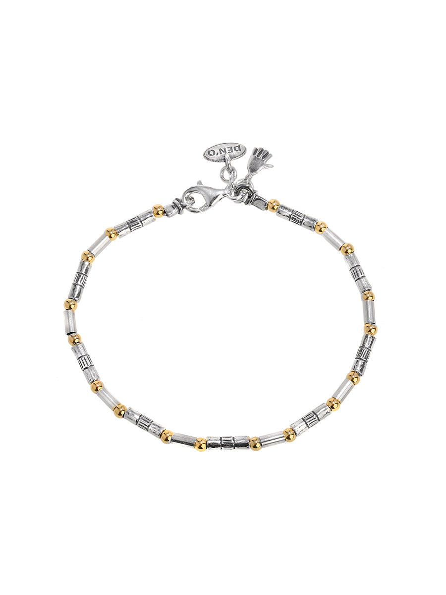 Bracelet en argent avec goldfilled 01B211GF