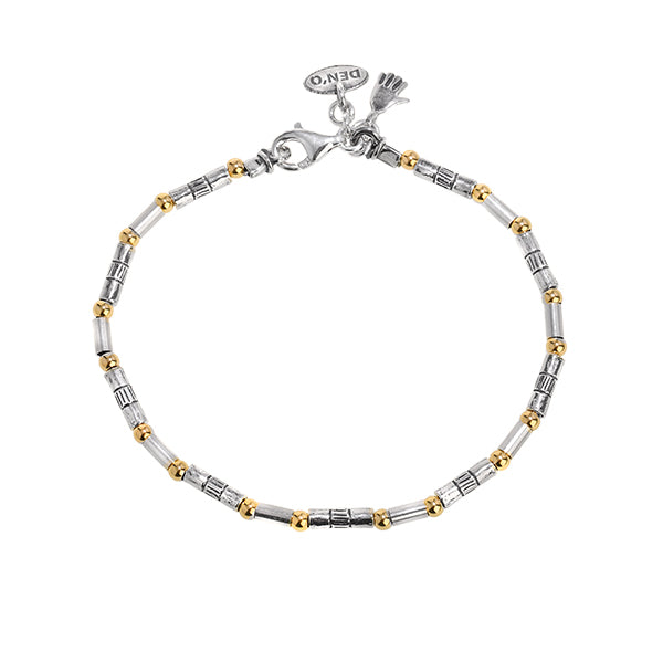 Silberarmband mit Goldfüllung 01B210GF