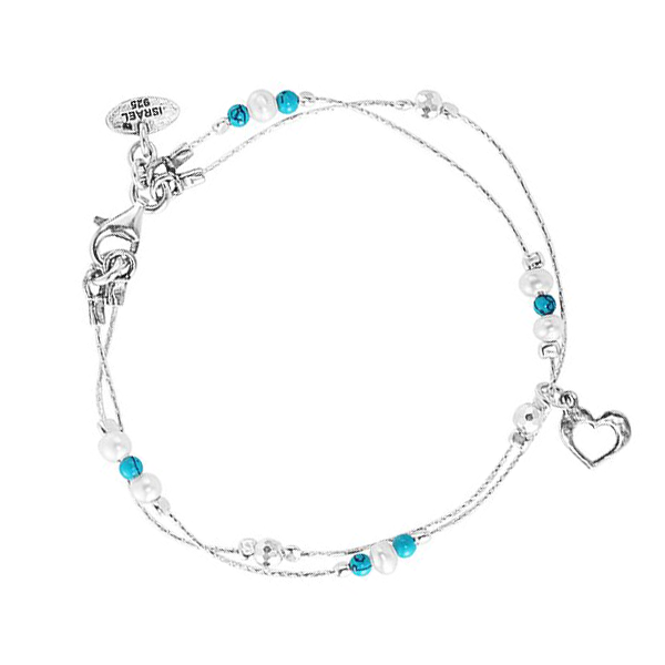 Silberarmband mit Türkis 01B980TQ