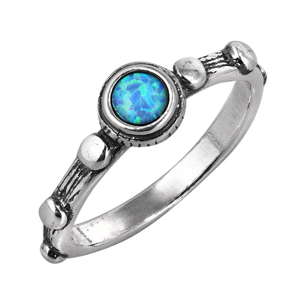 Set aus 3 Silberringen mit Opal 01R598OP