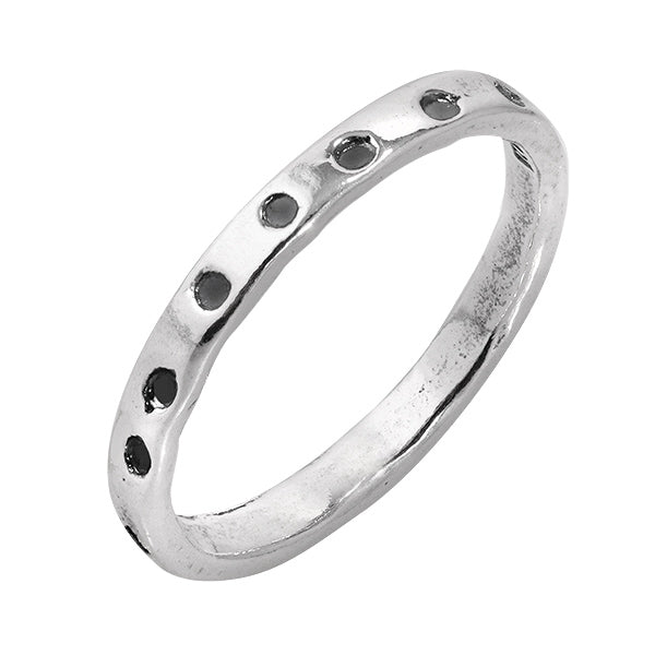 Set of 3 Silver Rings with Turquoise 01R598TQ