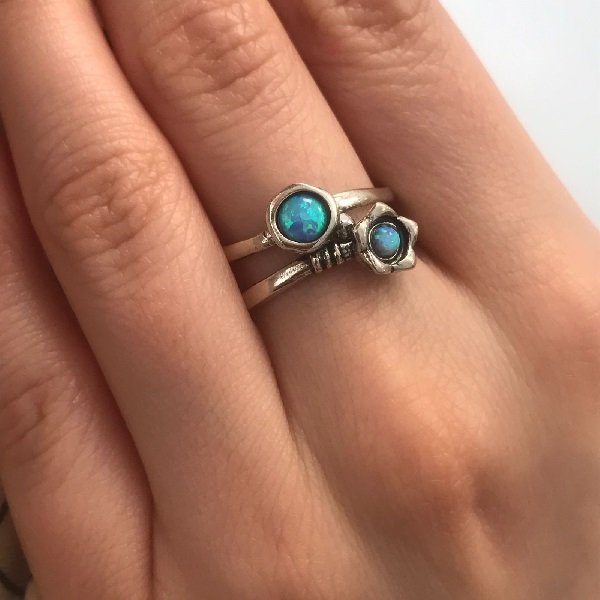 Silberring mit Opal 01R855OP