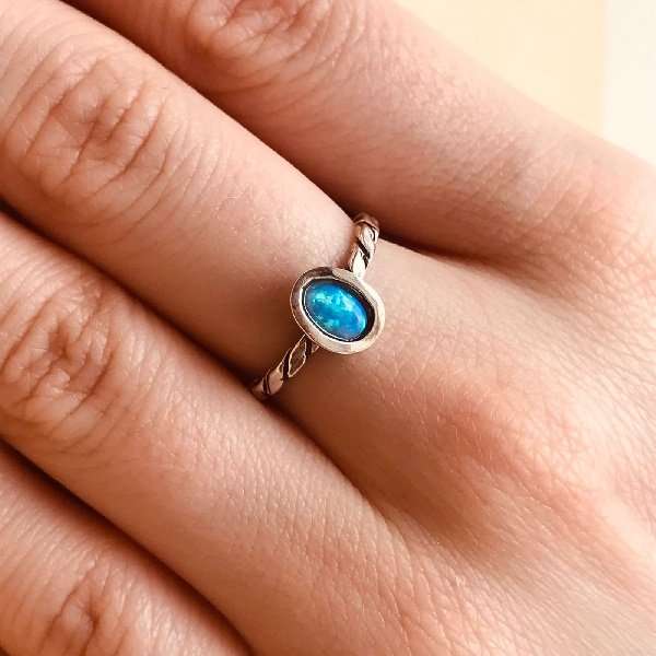 Silberring mit Opal MVR143511OP