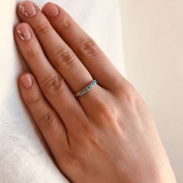 Silberring mit Opal MVR143610OP