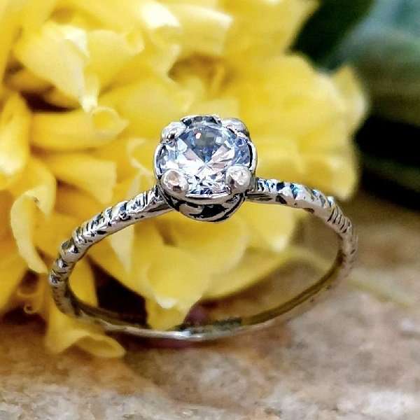 Silberring mit Zirkon MVR1569CZ