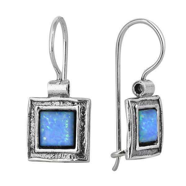 Silberne Ohrringe mit Opal 01E057OP