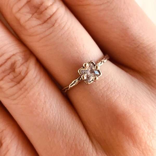 Silberring mit Zirkon MVR1510CZ