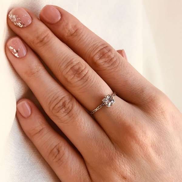 Silberring mit Zirkon MVR1510CZ