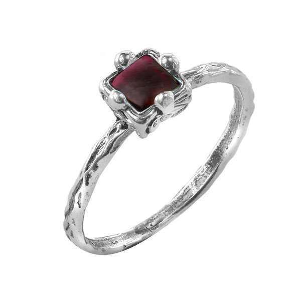 Silberring mit Granat MVR1510GR