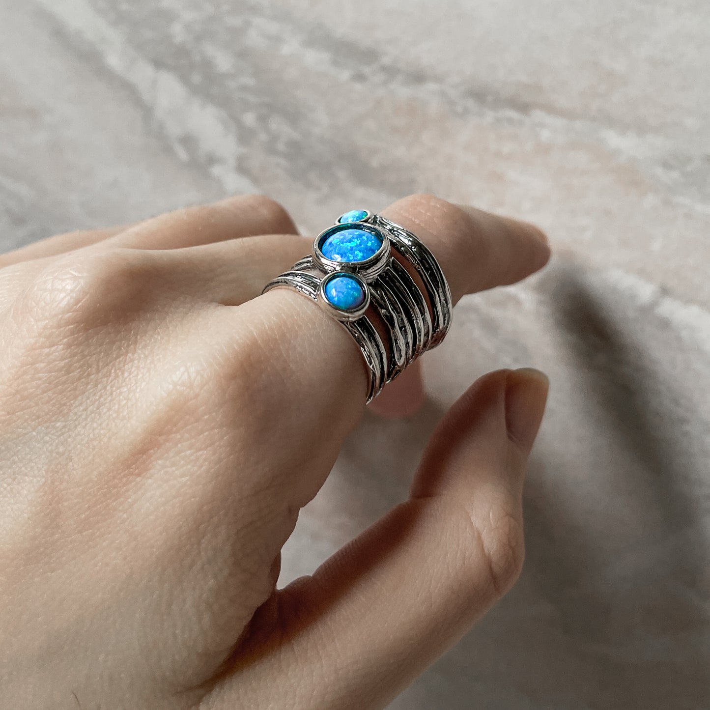 Silberring mit Opal 01R346OP