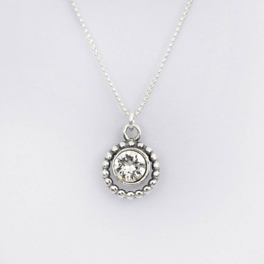Silberkette mit Zirkon 01N4632CZ