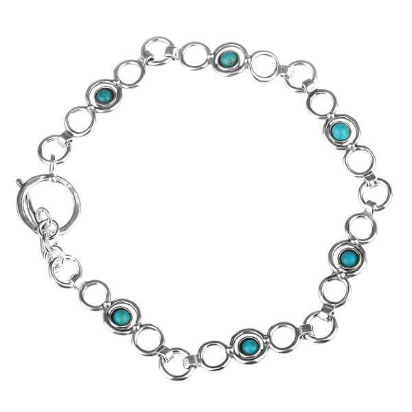 Silberarmband mit Türkis 01B1025TQ
