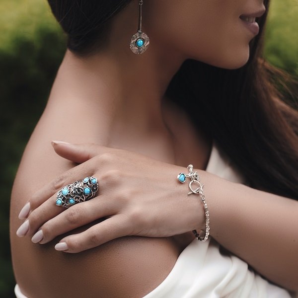 Silberarmband mit Opal 01B1693OP