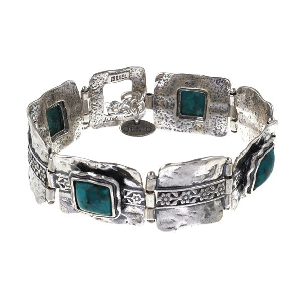 Silberarmband mit Türkis 01B552TQ