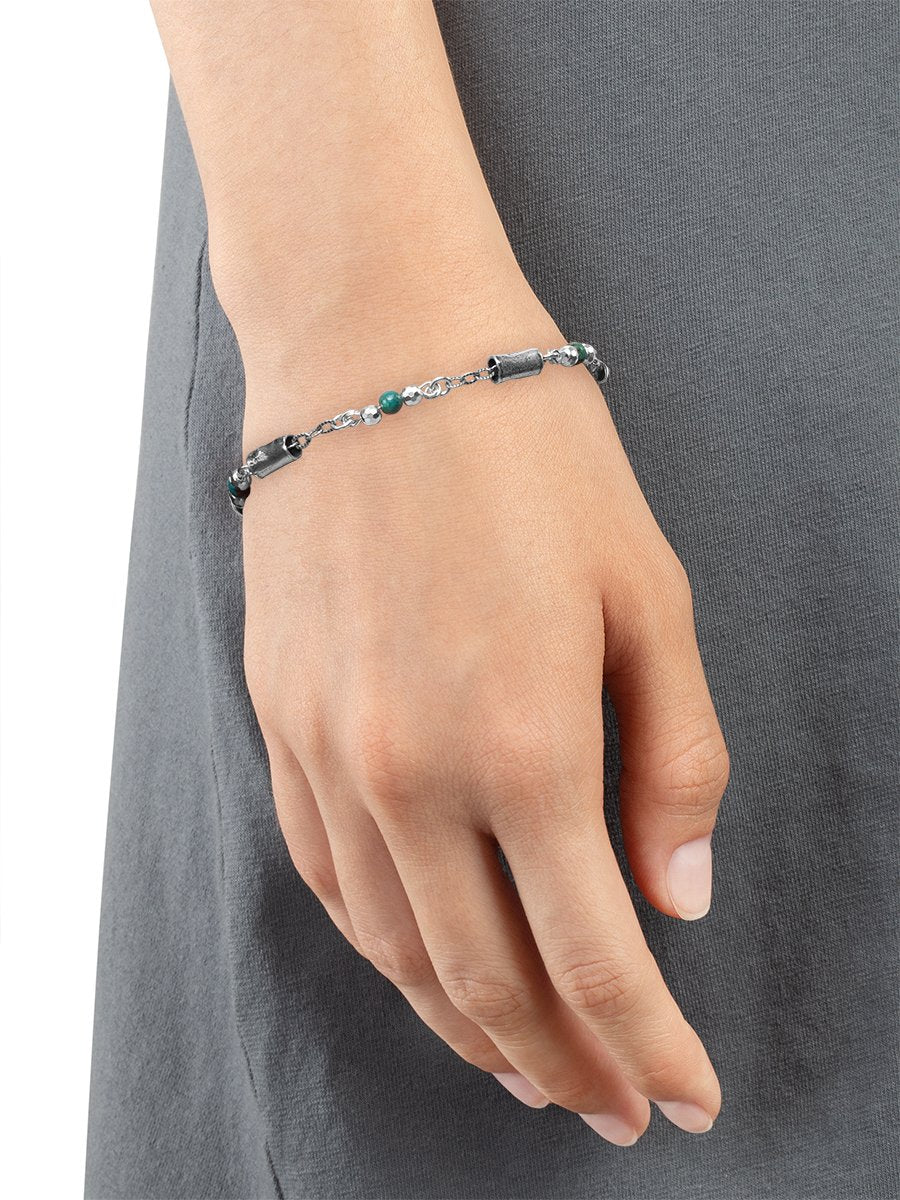 Silberarmband mit Türkis 01B970TQ