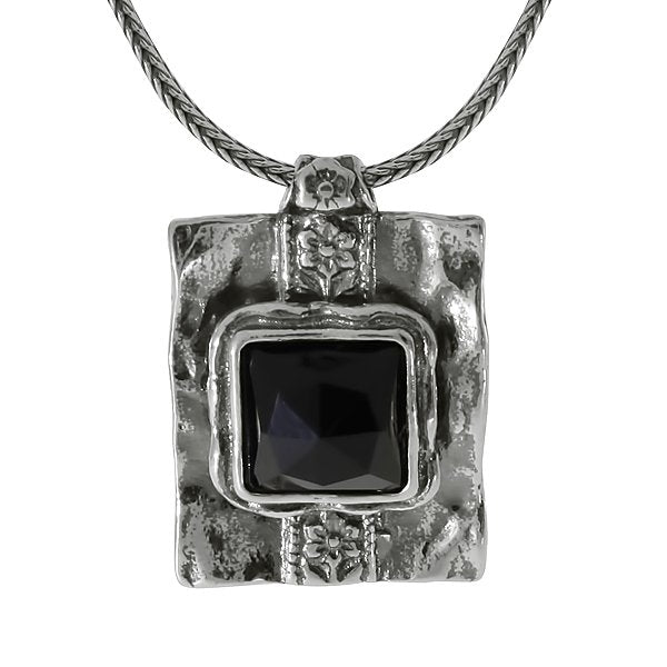 Silberkette mit Onyx 01N696ON