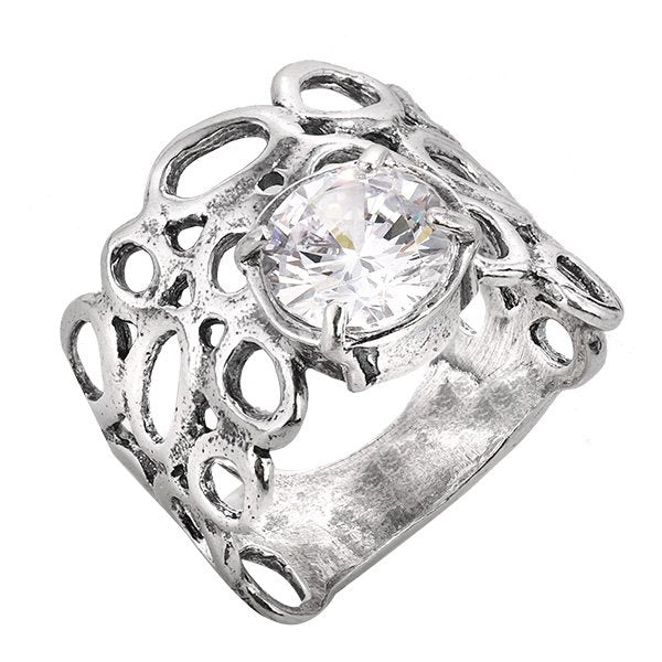 Silberring mit Zirkon 01R1285CZ