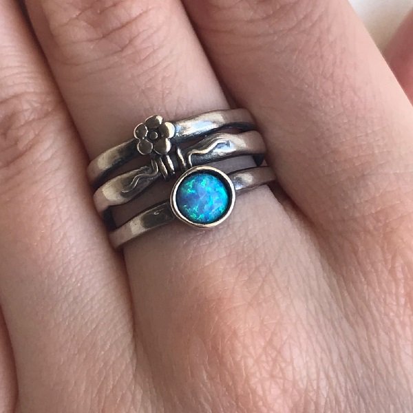 Silberring mit Opal 01R332OP