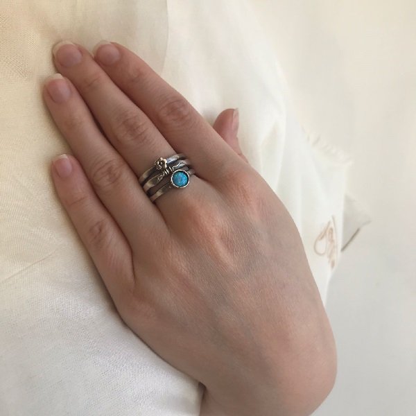Silberring mit Opal 01R332OP