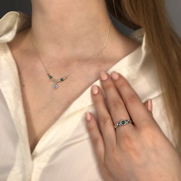 Silberring mit Türkis 01R603TQ