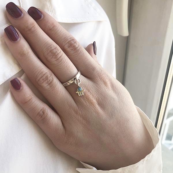 Silver ring with opal 01R813OP