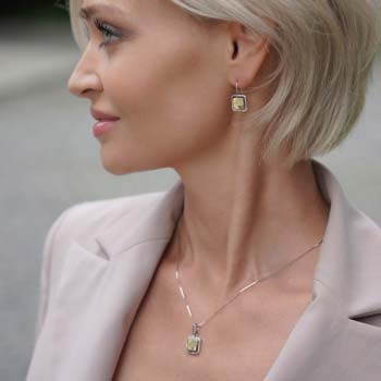 Silberkette mit Gold MVN972G