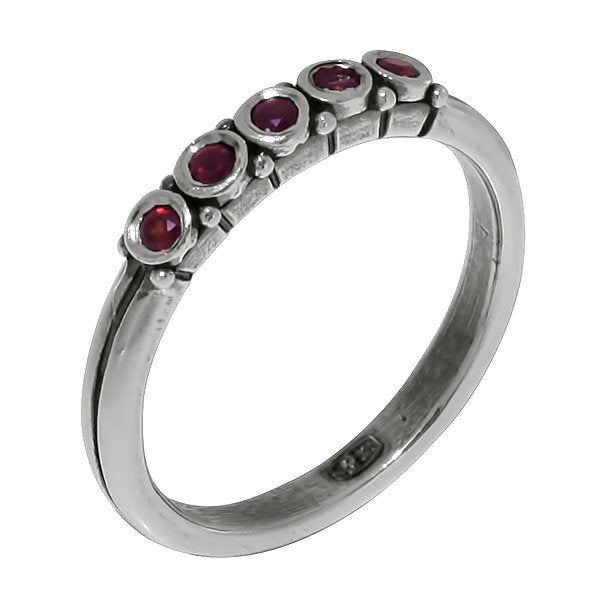 Silberring mit Granat MVR143610GR