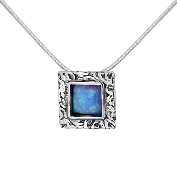 Silberne Halskette mit Opal 01N1441OP