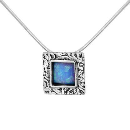 Silberne Halskette mit Opal 01N1441OP