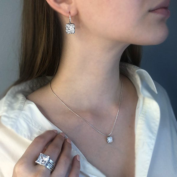 Серебряное кольцо с цирконом 01R630CZ