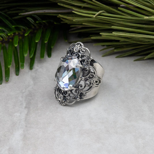 Bague en Argent avec Zircon MVR1060CZ