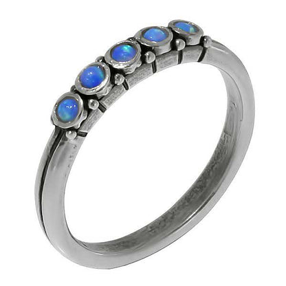 Silver ring with opal MVR143610OP