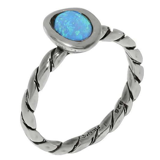 Silver ring with opal MVR143511OP