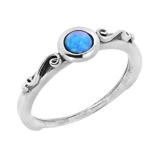 Silver ring with opal MVR1768OP
