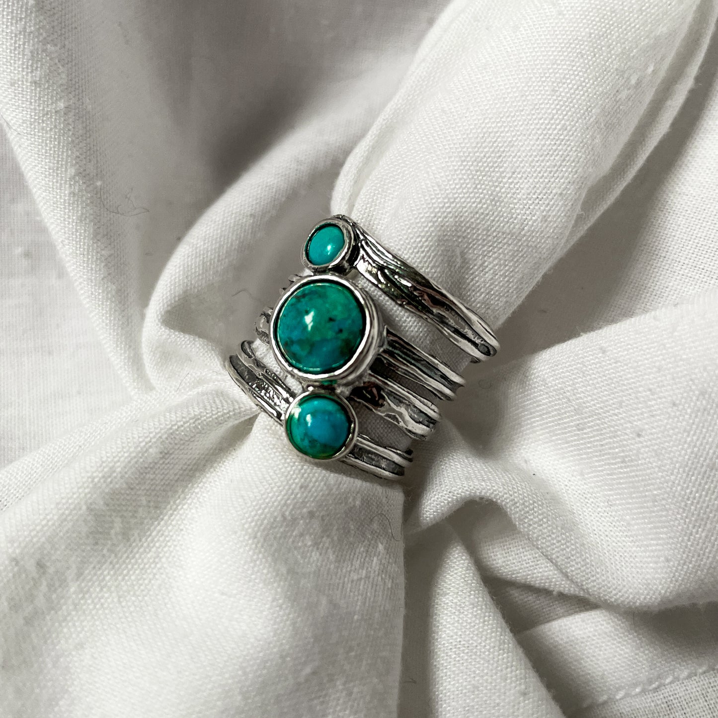 Silver Ring with Turquoise 01R346TQ