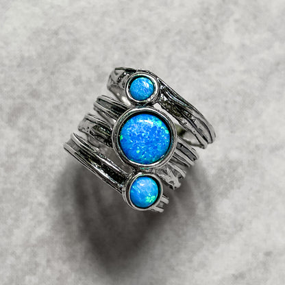 Silver Ring with Opal 01R346OP