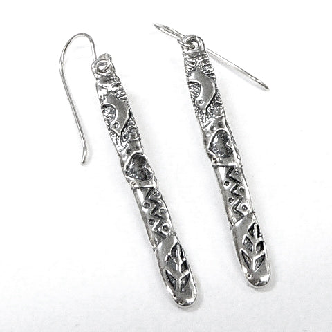 Silver earrings 01E3121