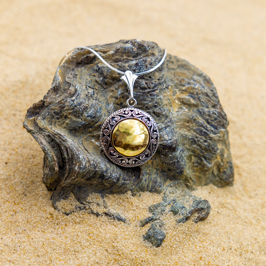 Silberkette mit Gold MVN1124G