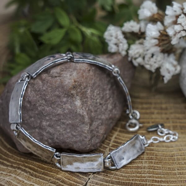 Silver bracelet 01B097