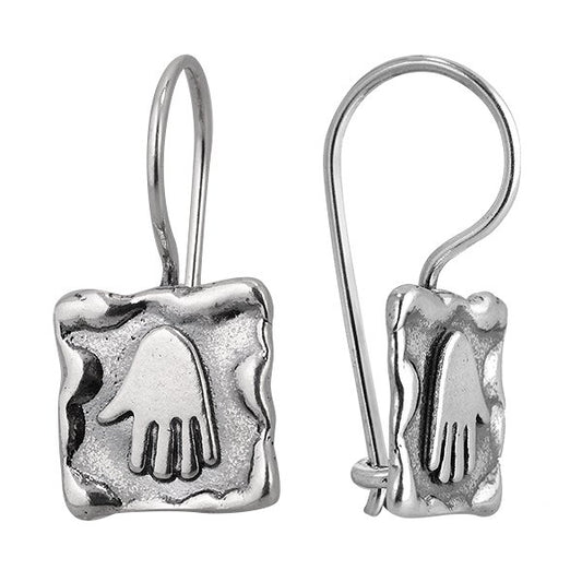 Silver earrings 01E096