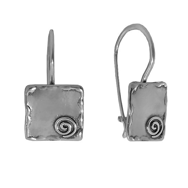 Silver earrings 01E098