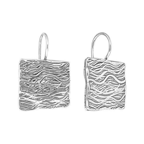 Silver earrings 01E3203