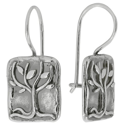 Silver earrings 01E3407