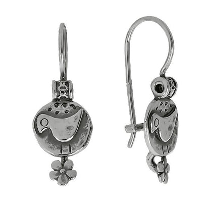Silver earrings 01E665