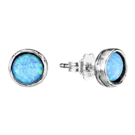 Silberne Ohrringe mit Opal 01E674OP