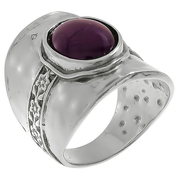 Silver ring with garnet 01R2730GR