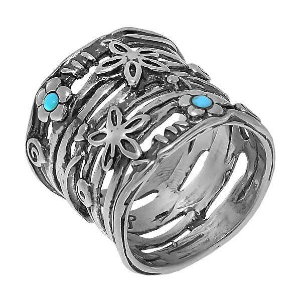 Серебряное кольцо с опалом 01R395OP
