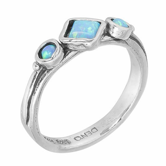 Silver ring with opal 01R758OP