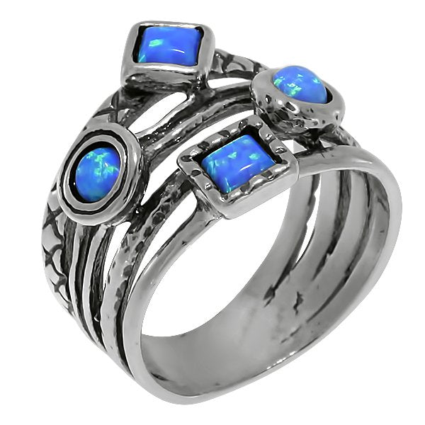 Silver ring with opal 01R799OP