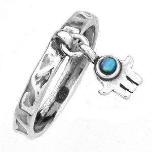 Серебряное кольцо с опалом 01R813OP